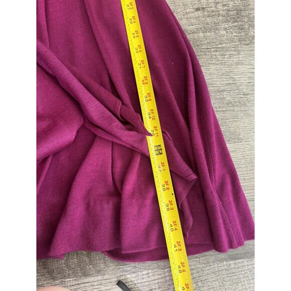 Vintage 1970s Dress CHH Carol Horns Habitat Cotton Dress Small Deep Purple Retro - Picture 10 of 12